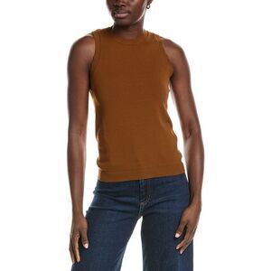 Minnie Rose Womens  Knit Tank Top, Brown